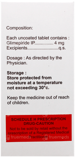 Glimisave 4 Tablet 15 Glimisave 4 Tablet 15